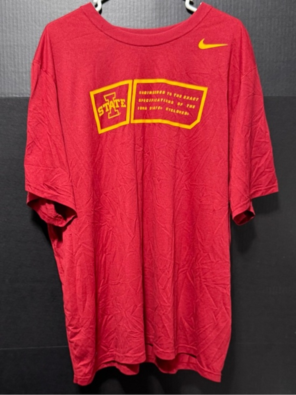 πNike DriFIT Iowa State Cyclones Red T-shirt